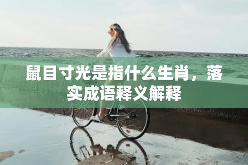 鼠目寸光是指什么生肖，落实成语释义解释插图