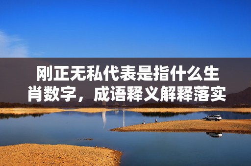  刚正无私代表是指什么生肖数字，成语释义解释落实