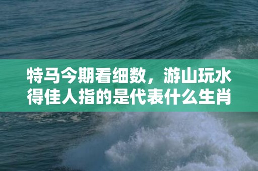 特马今期看细数，游山玩水得佳人指的是代表什么生肖动物，成语释义解释落实插图