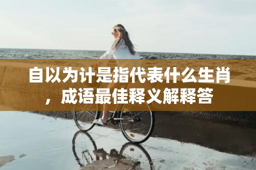 自以为计是指代表什么生肖，成语最佳释义解释答插图