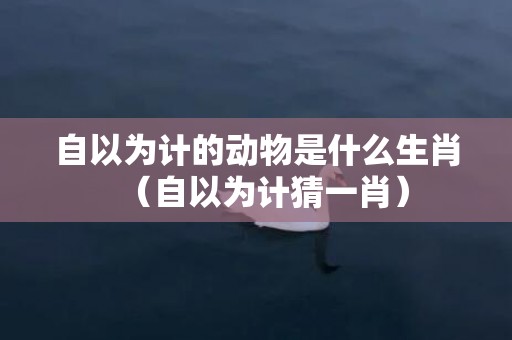 自以为计的动物是什么生肖（自以为计猜一肖）