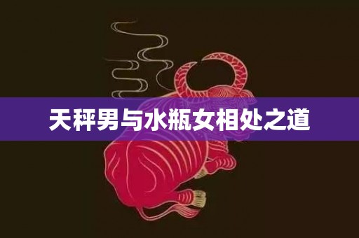 天秤男与水瓶女相处之道