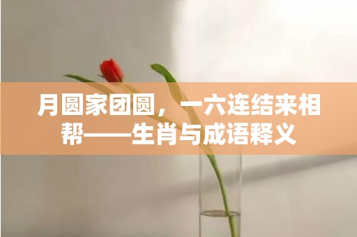 月圆家团圆，一六连结来相帮——生肖与成语释义