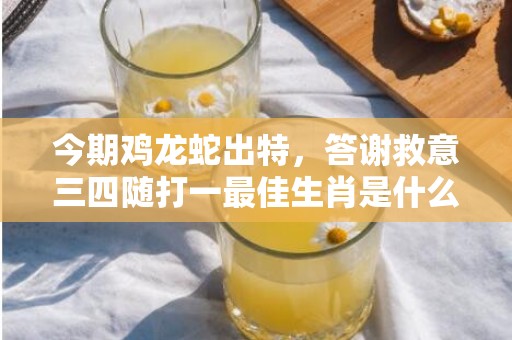 今期鸡龙蛇出特，答谢救意三四随打一最佳生肖是什么数字生肖，成语释义解释落实