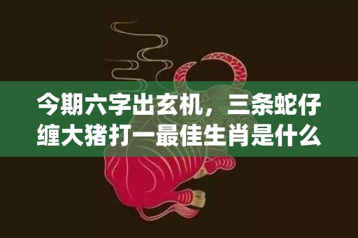 今期六字出玄机，三条蛇仔缠大猪打一最佳生肖是什么"最佳成语最佳释义解释答"插图