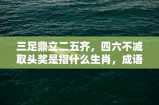 三足鼎立二五齐，四六不减取头奖是指什么生肖，成语释义解释落实