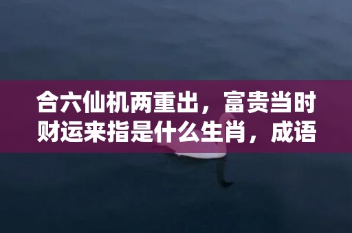 合六仙机两重出，富贵当时财运来指是什么生肖，成语释义解释落实