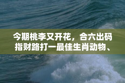 今期桃李又开花，合六出码指财路打一最佳生肖动物、释义成语解释落实