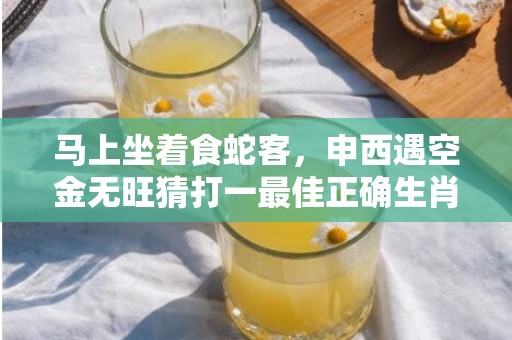 马上坐着食蛇客，申西遇空金无旺猜打一最佳正确生肖，是指什么生肖成语释义解释落实