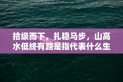 拾级而下，扎稳马步，山高水低终有路是指代表什么生肖，猜打一最佳答案最佳释义成语解释最佳答