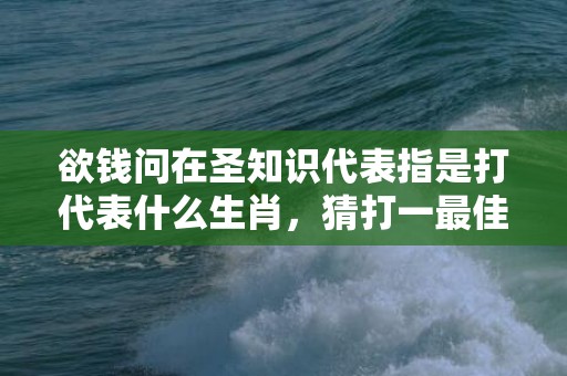 欲钱问在圣知识代表指是打代表什么生肖，猜打一最佳精准成语释义解释