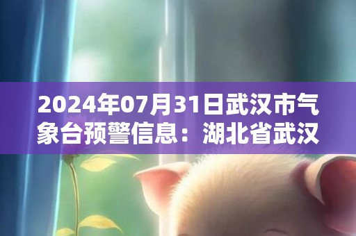 2024年07月31日武汉市气象台预警信息：湖北省武汉市发布雷电黄色预警