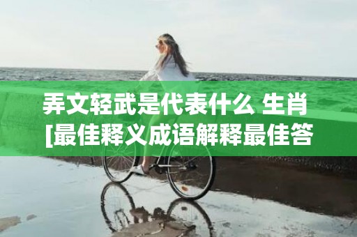 弄文轻武是代表什么 生肖 [最佳释义成语解释最佳答]