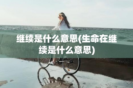 继续是什么意思(生命在继续是什么意思)