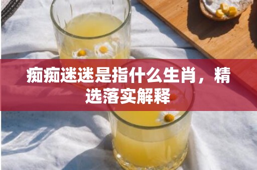 痴痴迷迷是指什么生肖，精选落实解释