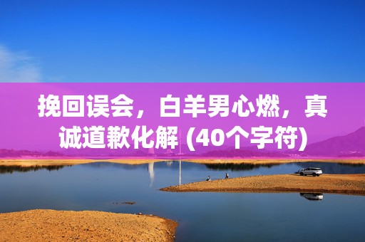 挽回误会，白羊男心燃，真诚道歉化解 (40个字符)