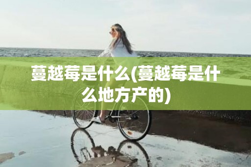 蔓越莓是什么(蔓越莓是什么地方产的)