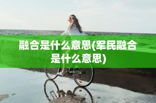 融合是什么意思(军民融合是什么意思)