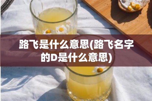 路飞是什么意思(路飞名字的D是什么意思)