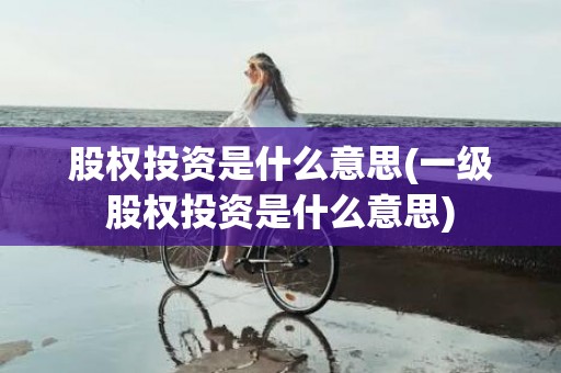 股权投资是什么意思(一级股权投资是什么意思)