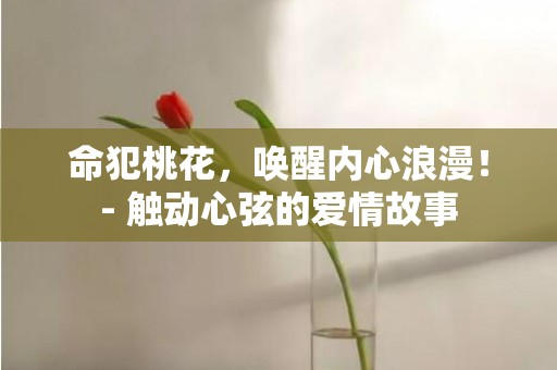 命犯桃花，唤醒内心浪漫！- 触动心弦的爱情故事