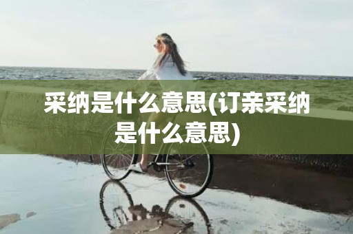 采纳是什么意思(订亲采纳是什么意思)