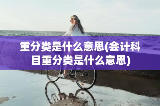 重分类是什么意思(会计科目重分类是什么意思)