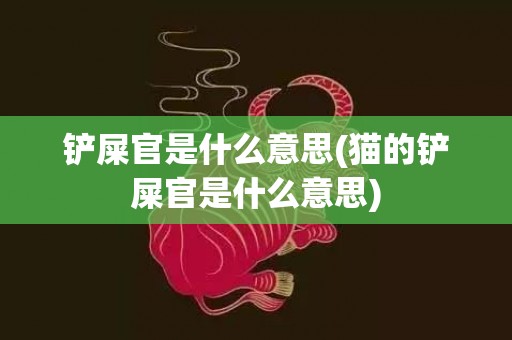 铲屎官是什么意思(猫的铲屎官是什么意思)