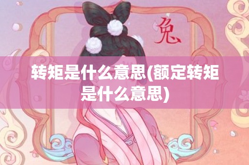 转矩是什么意思(额定转矩是什么意思)