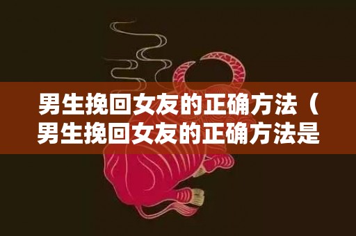 男生挽回女友的正确方法（男生挽回女友的正确方法是什么）