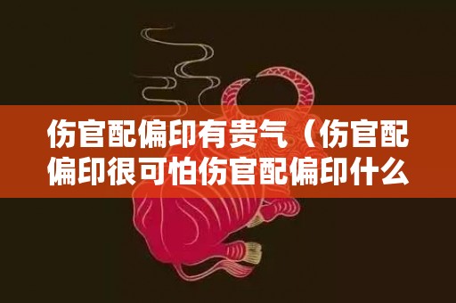 伤官配偏印有贵气（伤官配偏印很可怕伤官配偏印什么意思）