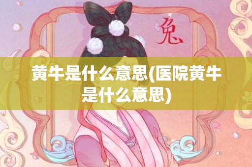 黄牛是什么意思(医院黄牛是什么意思)