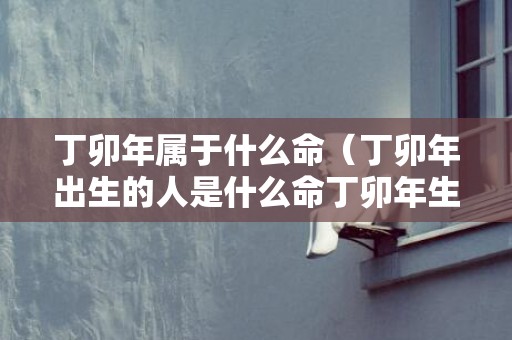 丁卯年属于什么命（丁卯年出生的人是什么命丁卯年生的人属什么）