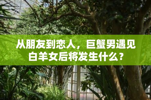 从朋友到恋人，巨蟹男遇见白羊女后将发生什么？