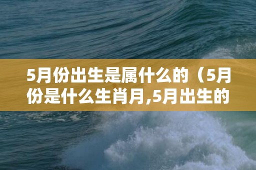 5月份出生是属什么的（5月份是什么生肖月,5月出生的人是什么命?）