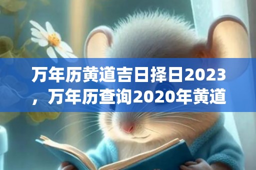 万年历黄道吉日择日2023，万年历查询2020年黄道吉日(万年历老黄历2022年黄道吉日查询)