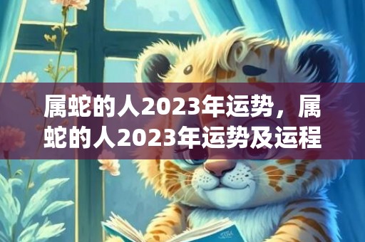 属蛇的人2023年运势，属蛇的人2023年运势及运程详解(属蛇的人2023年7月运势)