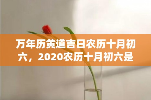 万年历黄道吉日农历十月初六，2020农历十月初六是吉日吗?(万年历黄道吉日农历八月)