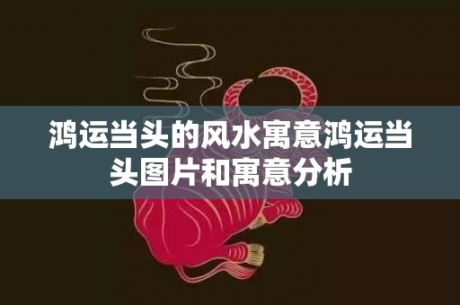 鸿运当头的风水寓意鸿运当头图片和寓意分析