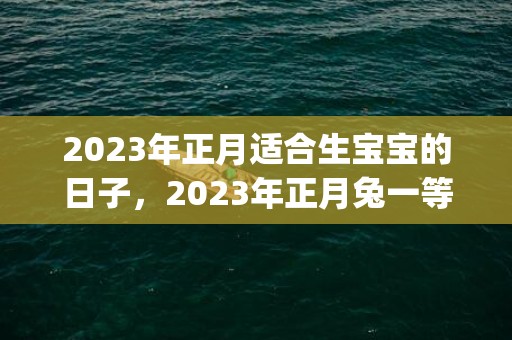 2023年正月适合生宝宝的日子，2023年正月兔一等命(2023年正月适合出远门的日子)