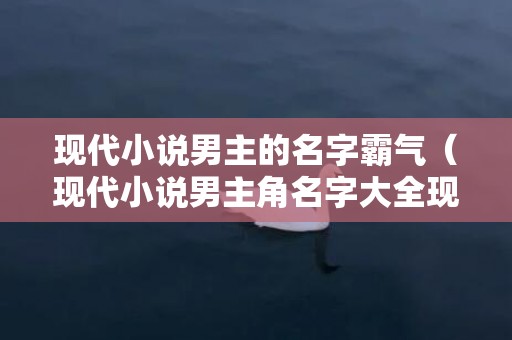 现代小说男主的名字霸气（现代小说男主角名字大全现代小说男主名字大全霸气）