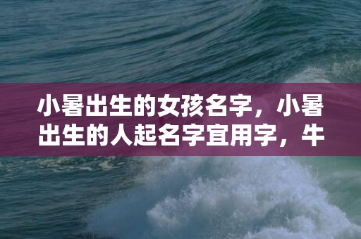 小暑出生的女孩名字，小暑出生的人起名字宜用字，牛宝宝取什么名字好