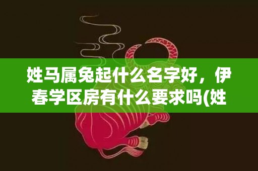 姓马属兔起什么名字好，伊春学区房有什么要求吗(姓马属兔起什么名字)