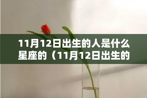 11月12日出生的人是什么星座的（11月12日出生的人有哪些特点）