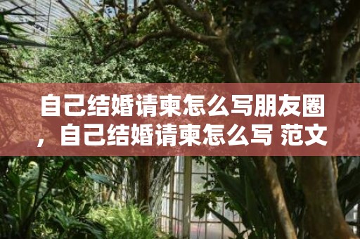 自己结婚请柬怎么写朋友圈，自己结婚请柬怎么写 范文英语翻译