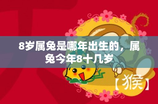 8岁属兔是哪年出生的，属兔今年8十几岁