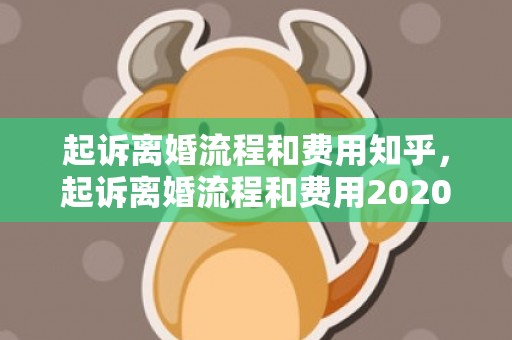 起诉离婚流程和费用知乎，起诉离婚流程和费用2020年律师费多少钱