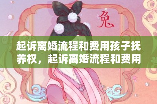 起诉离婚流程和费用孩子抚养权，起诉离婚流程和费用2020年多少钱一次呢怎么写