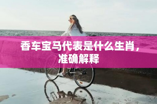  香车宝马代表是什么生肖，准确解释