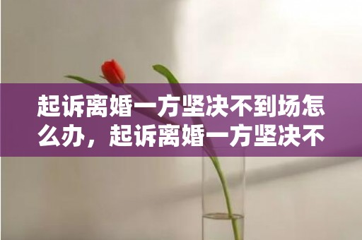 起诉离婚一方坚决不到场怎么办，起诉离婚一方坚决不同意离婚怎么办